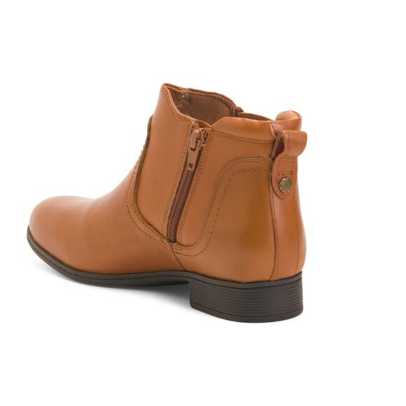 COBB HILL ROCKPORT Black Leather Crosbie Panel Comfort Boots - Picture 2 of 2